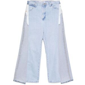 E.L.V. Denim Blue Denim - Wide-Leg Jeans Women
